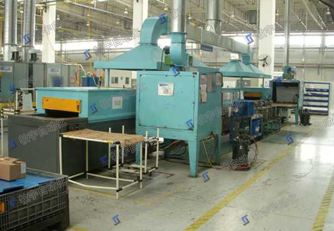 汽車減震類手動(dòng)噴膠烘干線（連續(xù)通過(guò)式）